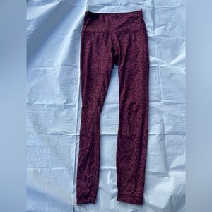 Lululemon rose print leggings